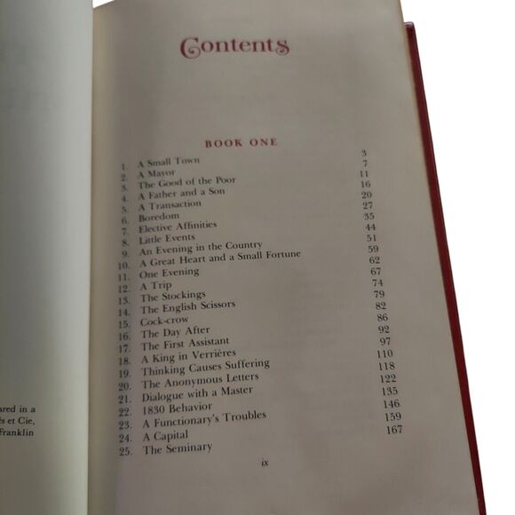 The Red and the Black by Stendhal The Franklin Library Hardcover VTG 1981 - Picture 7 of 8